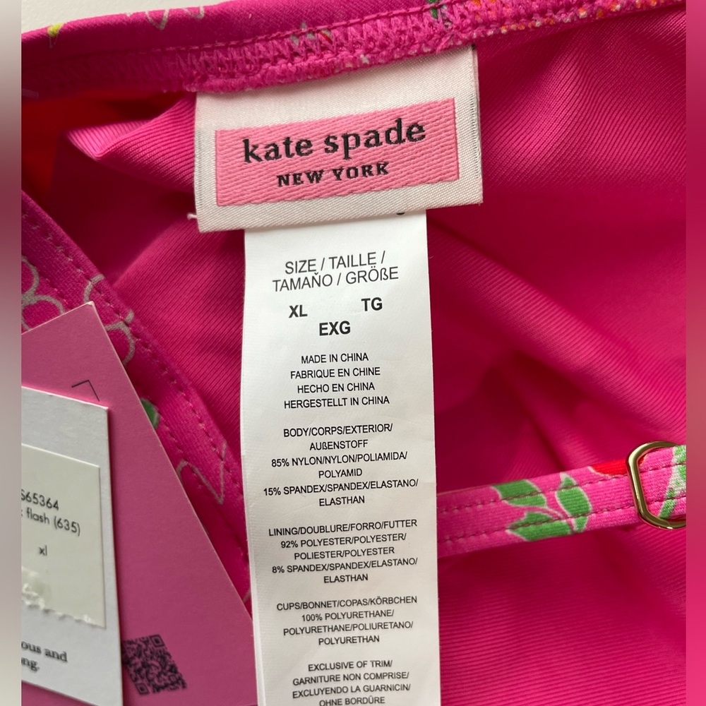 Kate Spade Pink Ruffle Bikini Top - Picture 4 of 4